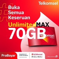 Kartu Perdana Internet Max Kuota 70Gb Internet Telkomsel Simpati Red
