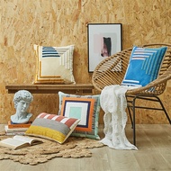 Sofa Cushion Cover 45x45cm Embroidery Cotton Throw Pillow Cover Nordic Cushion Cover Home Decor