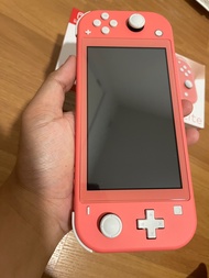 ด่วน !! โค๊ดลดเพิ่ม 100🔥Nintendo Switch lite สีชมพู มือสอง ครบกล่อง