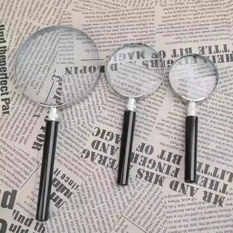 Handheld Magnifying Glass Reading Magnifier for Seniors & Kids Magnifying Lens with Plastic Handle