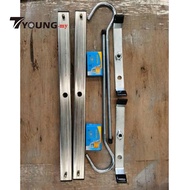 [Available] Universal Aluminum Ladder Clamp Roof Rack Bracket Heavy Duty Car Roof Bar Accessory for 