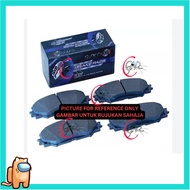 PERODUA ARUZ 2019 TOYOTA RUSH 1.5 2019 F800 F850 FRONT DISC BRAKE PAD OE USA BRAND ASIMCO CERAMIC FO