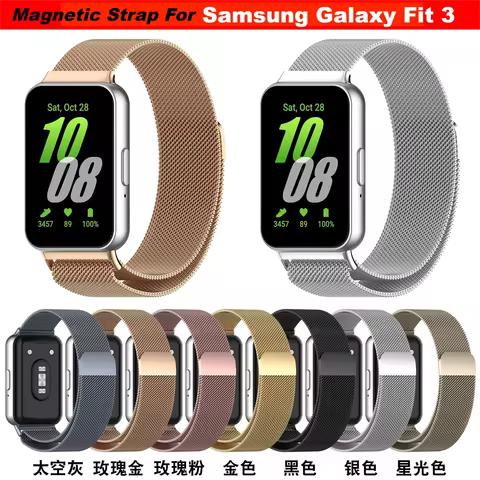 Stainless Steel Strap For Samsung Galaxy Fit 3 Smart Watch Strap Bracelet Wristband for Samsung Gala
