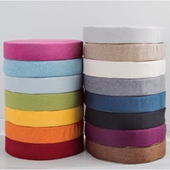 Round thickened 35D high density sponge cushion living room sofa linen cushion thickness 5 cm office