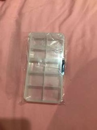 純色透明10格藥盒/耳環/飾品收納盒