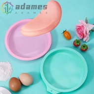 ADAMES Round Silicone Layer Cake Mould, 4/6/8 Inch Demoulding Easily Chiffon Cake Mold, Baking Accessories High Temperature Resistant No Deformation DIY Baking Pan Pudding