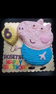 Co Cake - 吱花 peppa pig George 蛋糕 生日蛋糕 歡迎來圖訂做