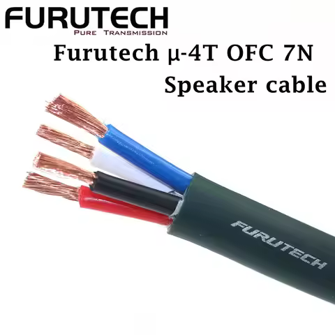 HiFi Furutech μ-4T OFC 4-core high and low frequency division speaker cable Sound surround wire car