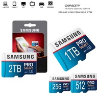 High Speed C10 SD Card 2TB 1TB 512GB 128GB 64GB 32GB U3 A2 Flash Memory Card Micro Tarjeta SD For Ce