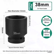Pneumatic Hexagonal Socket 19mm
