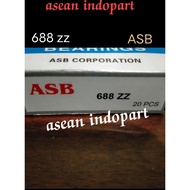 MINIATURE BALL BEARING 688 ZZ IRON LID