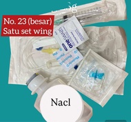 Satu Set Lengkap Infus Whitening Selang Infus