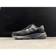 New Balance NB 990 v6 Comfortable versatile wear-resistant Synthetic leather running shoes black U99