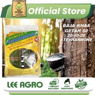 1KG BAJA KHAS GETAH 50 (20-10-20 +TE+HARMONE)/ BAJA POKOK GETAH/ SUSU GETAH