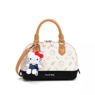 Túi Đeo Chéo Cow&Kitty Vỏ Sò Mới Túi Đeo Vai Đơn Sang Trọng Nhẹ INS Túi Đeo Chéo Thường Ngày Phù Hợp