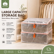 [MILA LIVING PARKLA Storage Case 55x49x24 cm OR 55X49X30 CM