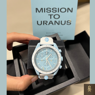 นาฬิกา Omega x swatch รุ่น Mission to Uranus  ของแท้ *พิเศษแถมฟิล์มกันรอย #OmegaxSwatch #Moonswatch