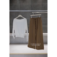 Oncemore 3333 basic poly straight pants