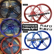 Y125Z LC135 5S kayama fg510 sport rim aji racing rim 1.6 1.85 sp5210