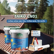 Sơn Chống Nóng, Chống Han Gỉ, Chống Thấm Taiko CN01-10 Kg - Xử Lý bề mặt tường nhà, mái tôn, kim loạ