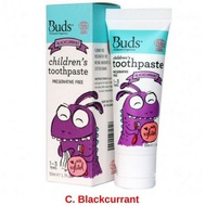 BUDS CHILDREN'S TOOTHPASTE BLACKCURRANT With XYLITOL 50ML (1-3/3-12)