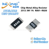 (5pcs) 2512 SMD Alloy Resistor 3W 1% 0.1R Ohm R001 R005 R010 R022 R033 R100 R220 R470 R560 R620 R820
