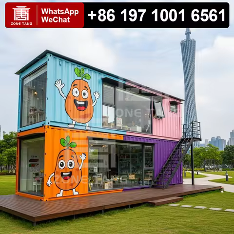 Developer Prefabricated Container House Prefab Container Homes House Modular Creative Container Hous