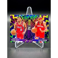 Panini Nba Card 24-25 Donruss Optic Tyrese Maxey @ Allen Iverson Optical Illusion