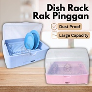 Rak Pinggan Mangkuk Bertutup Dish Drainer Rack With Cover Rack Pinggan Tertutup Dishrack