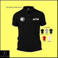 Microfiber Dry Fit Quick dry Jersi Jersey Polo T Shirt Logo Sulam Embroidery  Proton S70 1.5T Execut