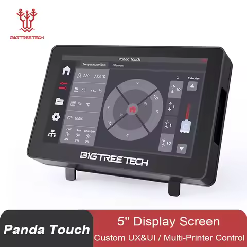 BIGTREETECH Panda Touch Screen 5'' Display for Bambu Lab X1 P1 Plug&Play Custom UX&UI Multi-Printer