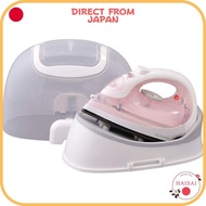 [Direct From Japan]IRIS OHYAMA Cordless Steam Iron Cordless, 30 sec. minimum, 2-stage steam, fluorine processing, mist spray function, steam shot, case, stand included, Pink SIR-04CL-P