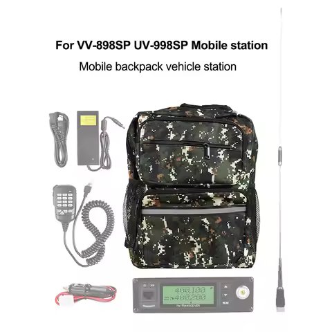 ANYSECU Nylon Ham Radio Hunting Bag Backpack Outdoor Fit for Leixen VV-898SP UV-998SP Backpackable M