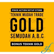Teknik mudah trade GOLD / XAUUSD Handphone dan PC