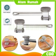 Multipurpose stainless steel meat hammer, meat tenderizer tool /, double-sided meat tenderizer