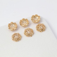 Receptacle 14K Color Preservation Large Size 16mm diy Accessories