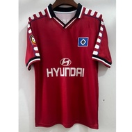 1999 HB Away Red Embroidered Retro Short-Sleeve Football Jersey
