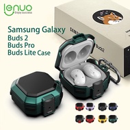 Lenuo หรูหราหูฟังกรณีสำหรับ Samsung galaxy Buds2 Pro buds Pro buds Lite ซิลิคอนกรณีป้องกันการล่มสลายกันกระแทกปกหลังหูฟังอุปกรณ์เสริม