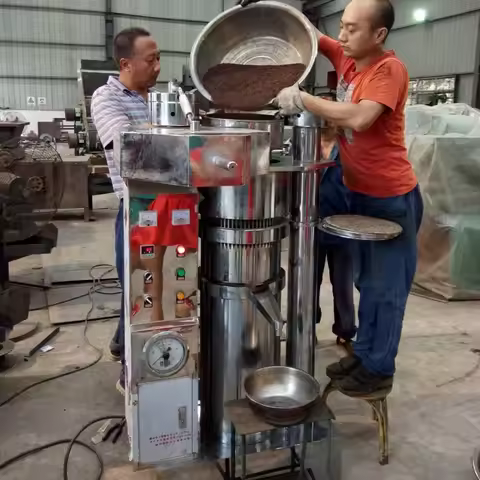 Hydraulic Cold Press Sesame Seed Coconut Olive Avocado Oil Process Pressing Extraction Machine