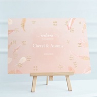 婚禮簽名板 結婚簽到本 結婚簽名板 簽名綢 婚禮簽到
