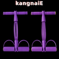 KANGNAI 2PCS Pedal Resistance Band, 4 Tube 6 Tube Resistance Band Trainer, Durable T Handle Dual Foo