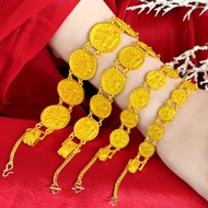 EMAS BANGKOK GELANG TANGAN COIN BUNGA RAYA