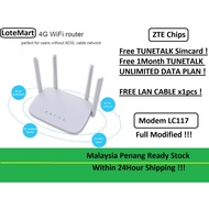 *Router Modem*[ReadyStock] Unlocked Unlimited Hotspot Wifi ( 4G LTE LC117 MODIFIED ) { MircoUSB Slot