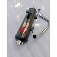 Exhaust Silent Killer KOU Mahacai 1set power pipe beat Crab beat new Click 125 power pipe Etech powe