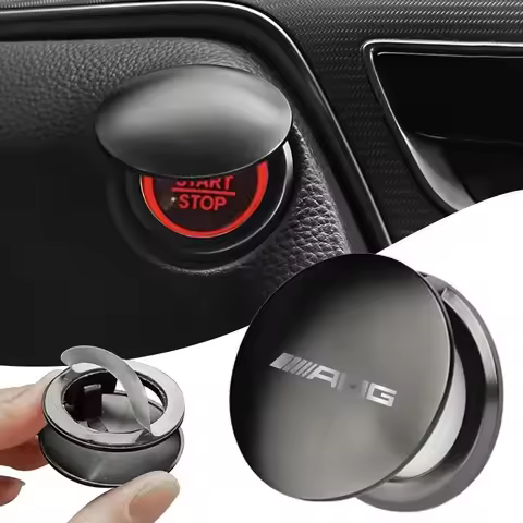 Car One-Click Start Button Protection Cover For For Mercedes benz AMG W204 W203 W212 W211 W124 W210 