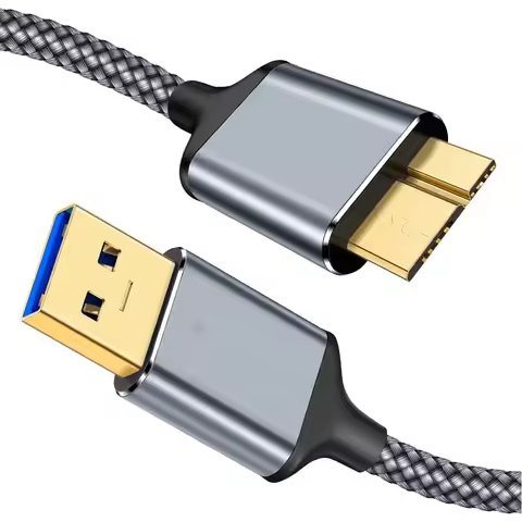 USB A to USB3.0 Micro B Cable Sync Data Cables Cord for Samsung External Hard Drive Disk HDD SSD USB