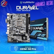 VURRION DURAVEL H61M-N2 PRO M.2 NVME H61 H61M LGA 1155 MOTHERBOARD GEN 2 GEN 3