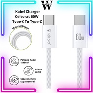 WM Universal Type-C to Type-C 60W Charger Cable for All Type-C Devices