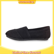 Toms Shoes Linen Shoes Stripe Color Mules Casual Women Flat Shoes