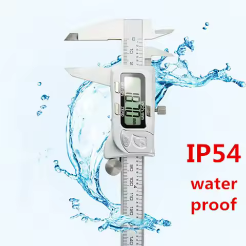 IP54 Waterproof digital vernier caliper 150 mm 0.01 mm dustproof steele vernier caliper electronic p